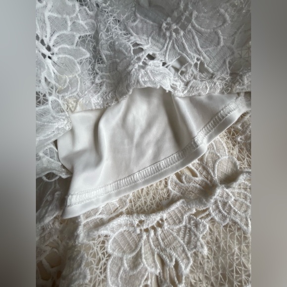 Lulu's White Lace Dress - Picture 9 of 12